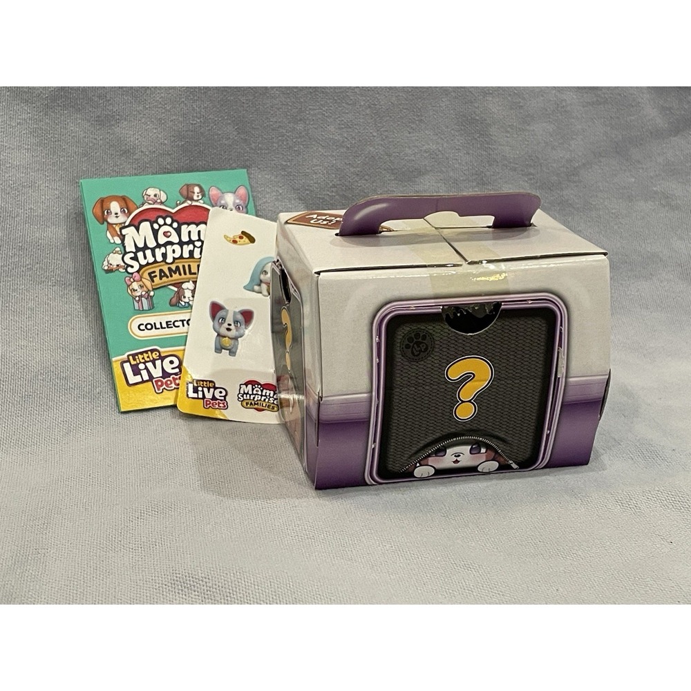 NEW Open Box Little Live Pets Mama Surprise Families Adoption Pack 3 Dogs